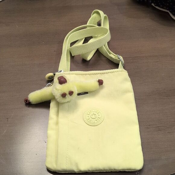 Kipling Chester Small Crossbody Shoulder Bag in Lime Green - Picture 16 of 16